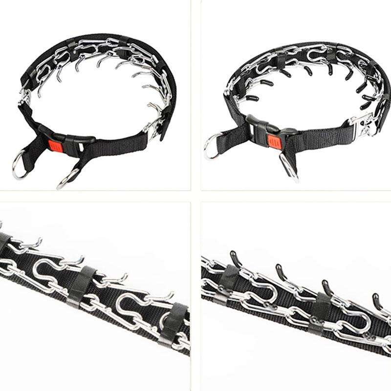 Cloth Tape Paste Detachable Training Stimulation Dog Collar, Size: M 3.0mm x 50cm(With Cap)