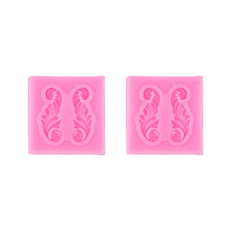 2 PCS Fondant Cake Silicone Mold Hollow Embossed Border Frame Retro Photo Frame Mould(4th 17-152)