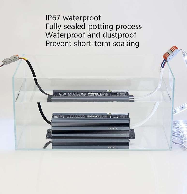GEEPUT 220V Turn 12V LED Waterproof Power Supply Transformer, Model: 29A 350W