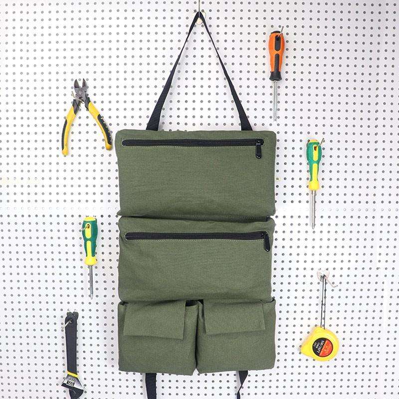 CL189 Car Canvas Tools Bag Portable Electric Worker Hardware Tool Kit(Black)