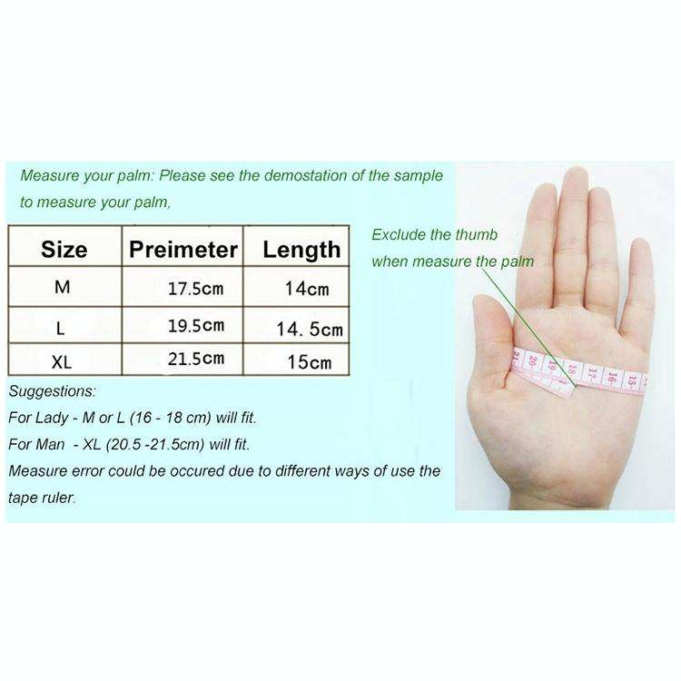 Cycling Shock Absorbing Anti-Slip Gloves Fitness Weight Lifting Training Half-finger Gloves, Size...