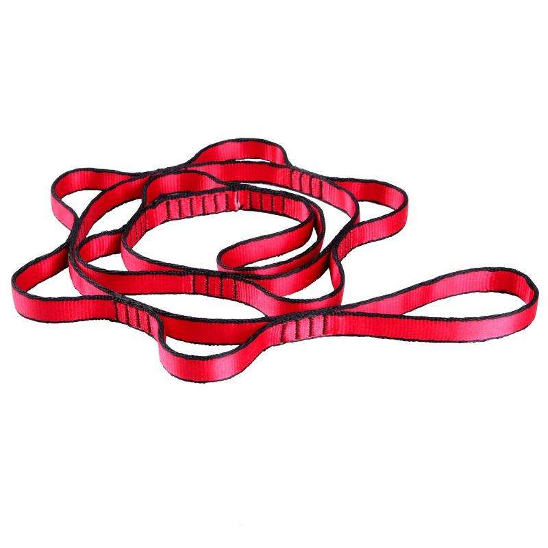Aerial Yoga Hammock 7 Ring Extension Belt Nylon High-Strength Double Belt Hammock Strap, Length: ...