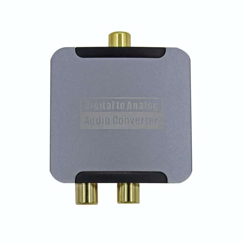 YQ-080 Digital Fiber Optic Coaxial Audio Converter, Interface: Host+USB Power Cable+Fiber Optic C...