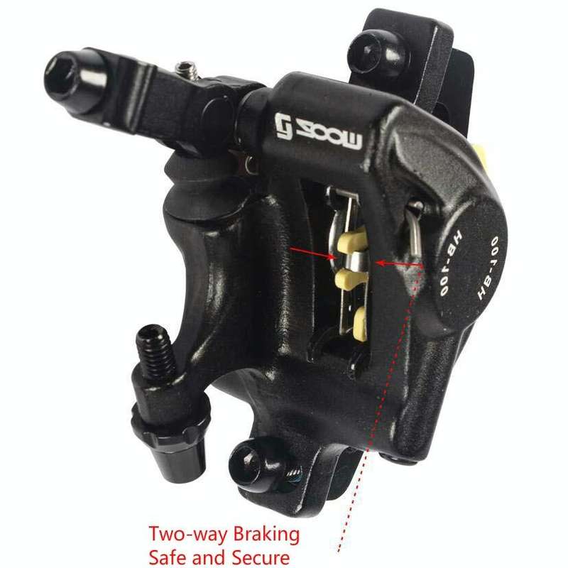 ZOOM HB100 Mountain Bike Hydraulic Brake Caliper Folding Bike Cable Pull Hydraulic Disc Brake Cal...