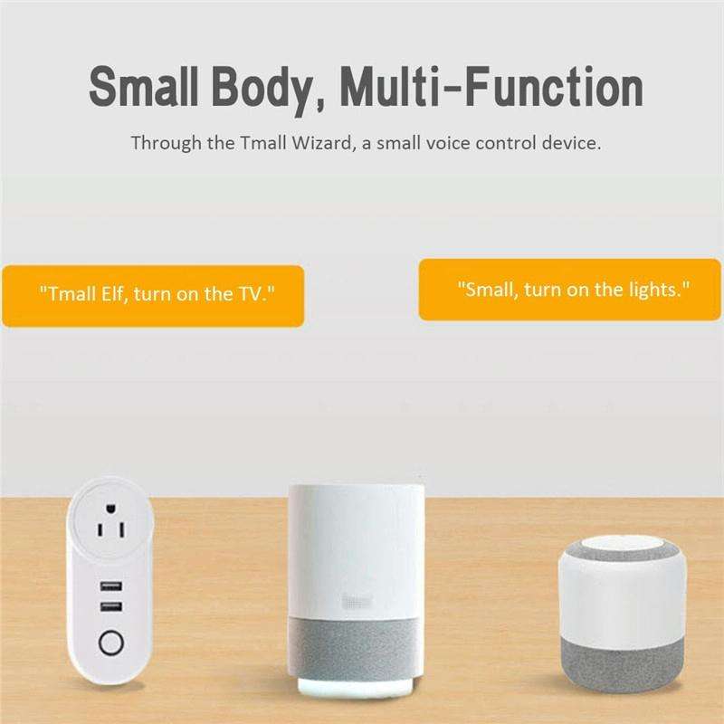 ZigBee 3.0 Dual USB Smart Socket Switch, EU Plug (White)