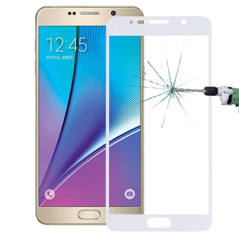 For Galaxy Note 5 / N920 0.26mm 9H Surface Hardness Explosion-proof Silk-screen Tempered Glass Fu...
