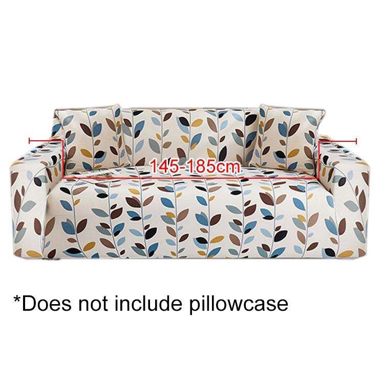 Double Seat Four Seasons Full Coverage Elastic Non-slip Sofa Cover(Hippie Dog)
