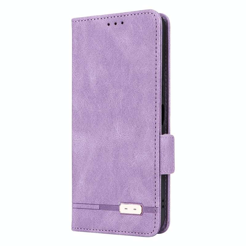 For vivo Y17s Magnetic Clasp Leather Phone Case(Purple)