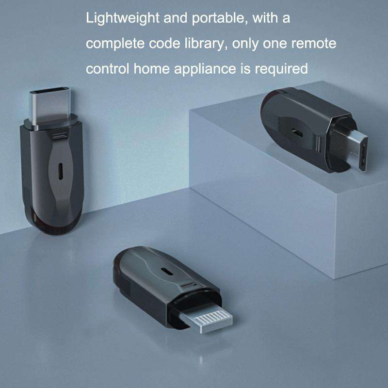 R10 Phone Smart Infrared Transmitter Learning Type Long Distance Remote Control, Interface: Type-...