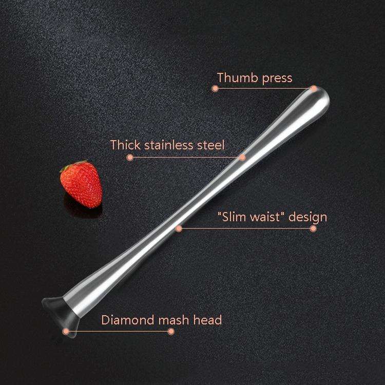 Fruit Crushed Popsicles Crushed Ice Hammer Bartender Mashed Sticks, Specification: Large