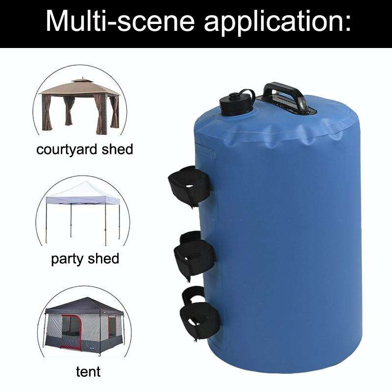 Water And Sand Multi-Function Tent Windproof Fixed Water Bag, Size: 18x28cm(Blue)
