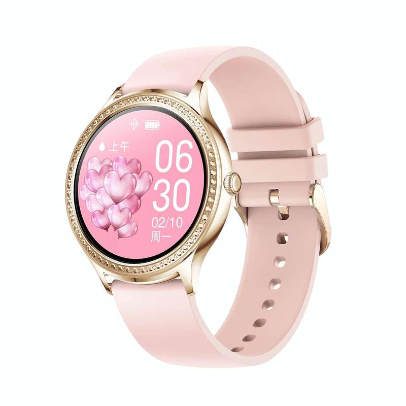 AK35 1.32 inch IPS Color Screen Smart Watch, Support Sleep Monitoring/Blood Oxygen Monitoring(Gol...