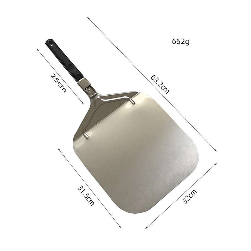 Handle Foldable Pizza Cake Aluminum Spatula(A)