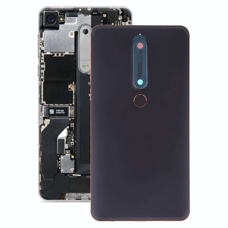 Battery Back Cover with Camera Lens & Side Keys & Fingerprint Sensor for Nokia 6.1 / 6 (2018) / 6...
