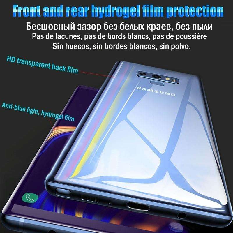 For Samsung Galaxy S21 5G Full Screen Protector Explosion-proof Rear Hydrogel Film