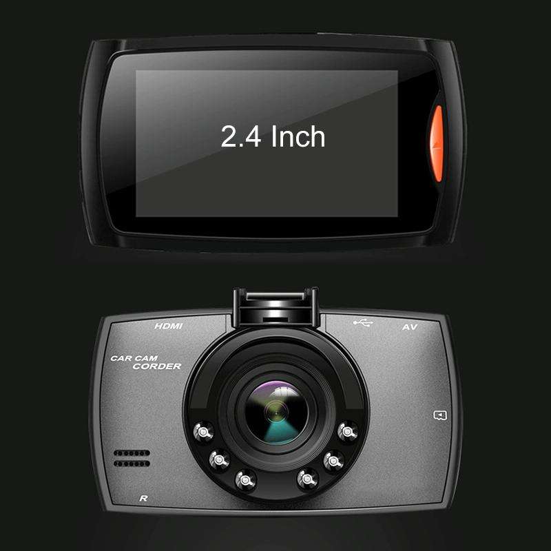 G30 2.4 inch Car 480P Single Recording Driving Recorder DVR Support Parking Monitoring / Loop Rec...
