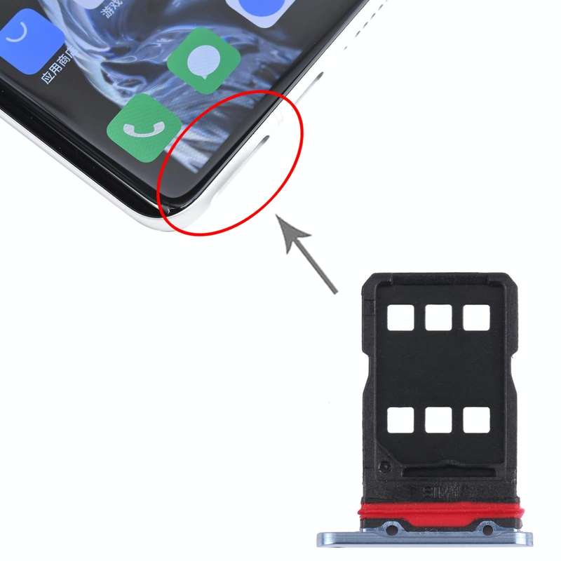 For Meizu 18  SIM Card Tray + SIM Card Tray (Blue)