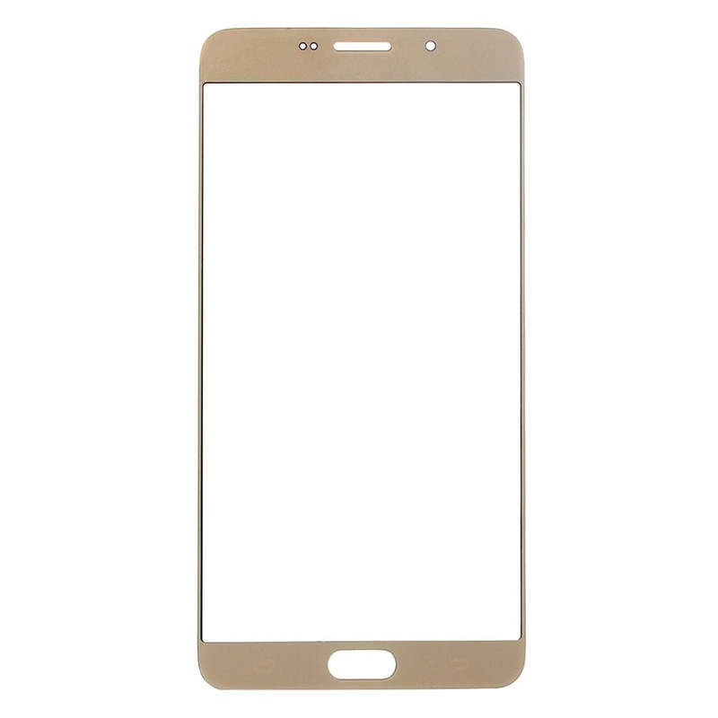 For Galaxy A9 (2016) / A900 Front Screen Outer Glass Lens (Gold)