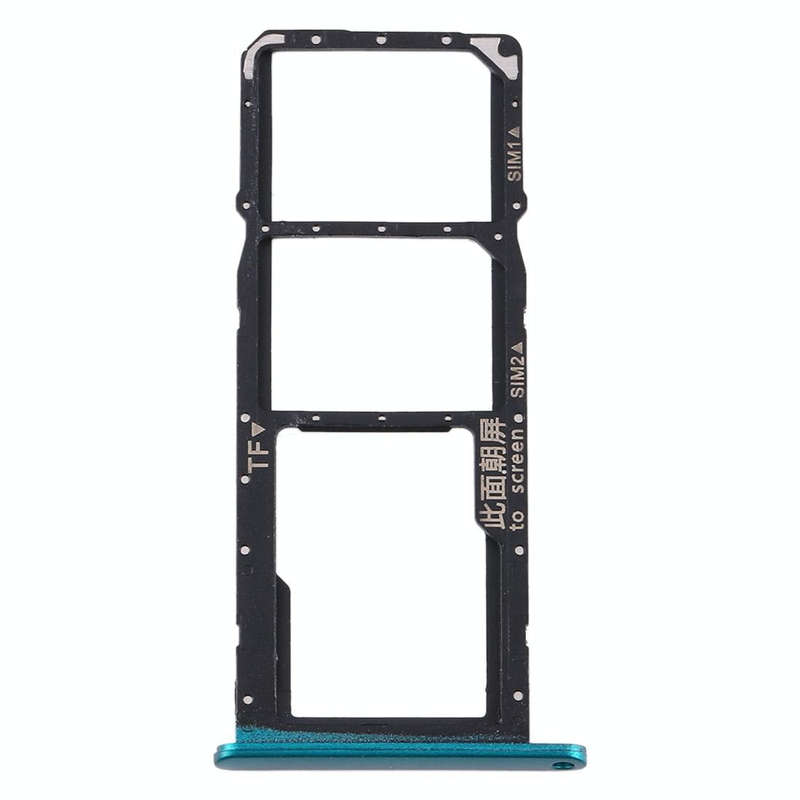 SIM Card Tray + SIM Card Tray + Micro SD Card Tray for Huawei Y6s (2020) (Green)