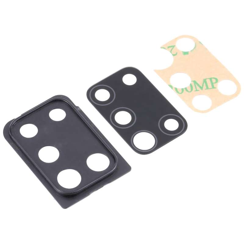 For Samsung Galaxy A21s SM-A217 10pcs Camera Lens Cover (Black)