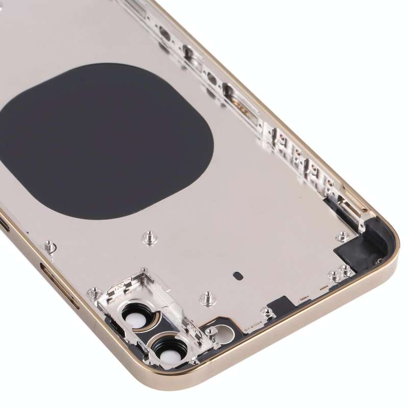 Back Housing Cover with Appearance Imitation of iP13 Pro Max for iPhone XS Max(Gold)