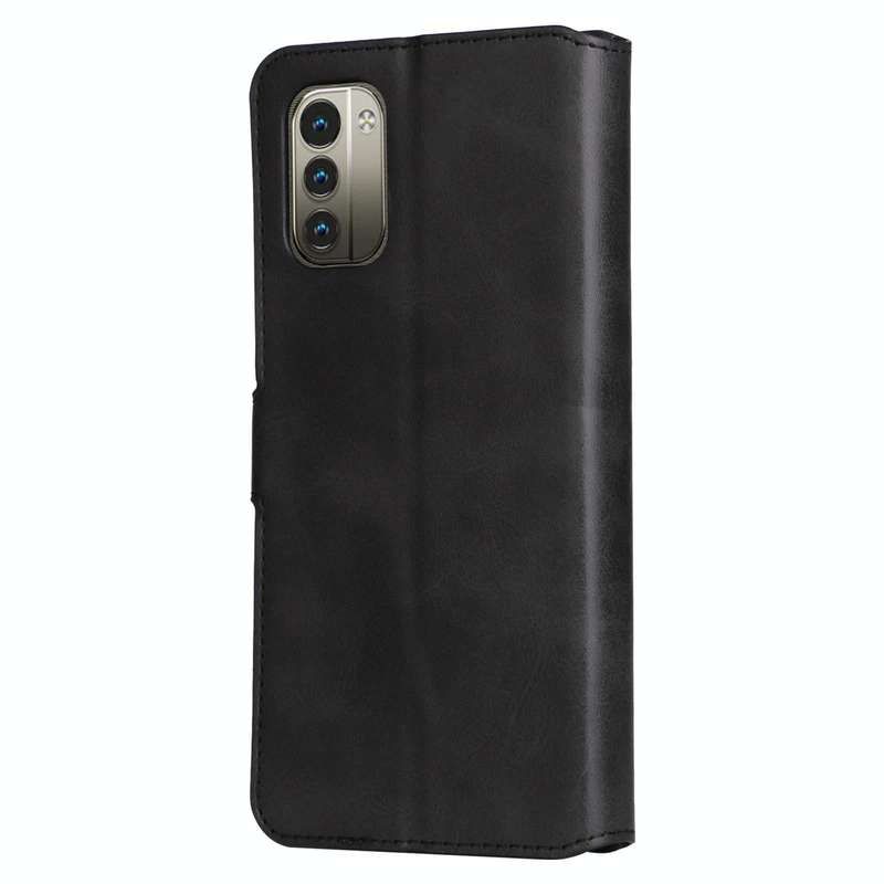 For Nokia G21 / G11 Classic Calf Texture Flip Leather Phone Case(Black)