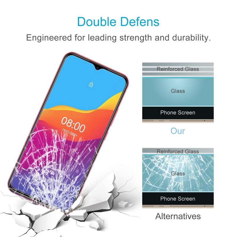 For Ulefone Note 10 10 PCS 0.26mm 9H 2.5D Tempered Glass Film