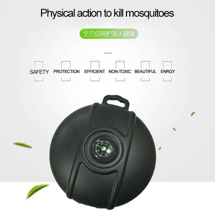 Q3 Outdoor Portable Solar Pest Control Insect Bugs Ultrasonic Mosquito Repellent Repeller Killer ...