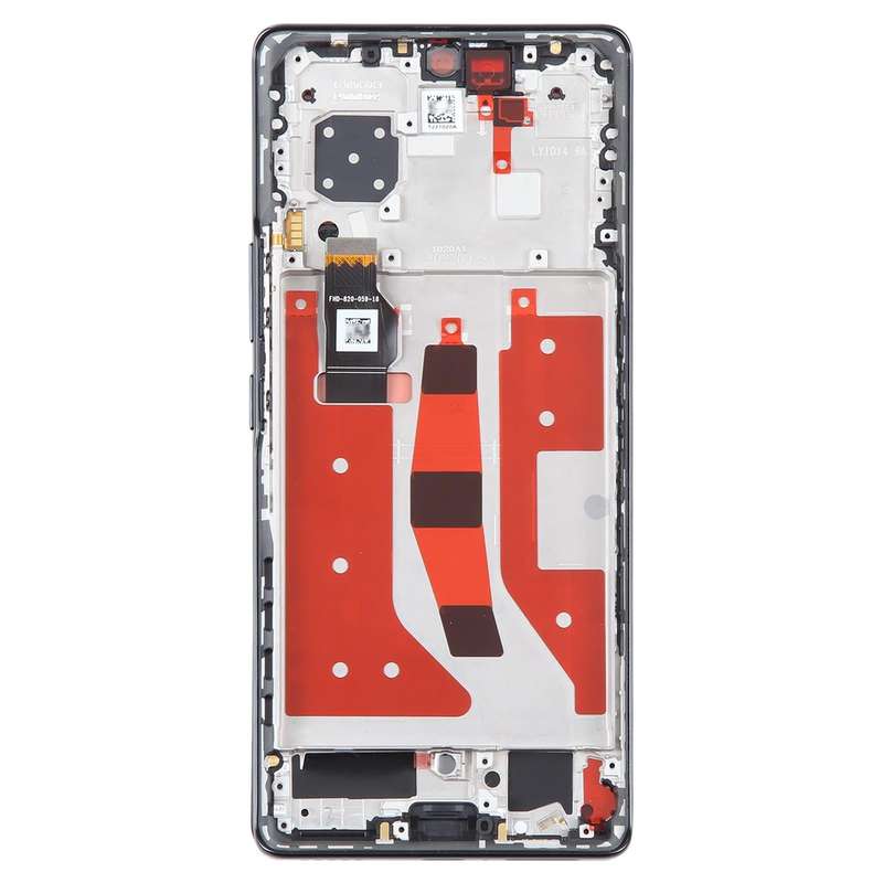 Original LCD Screen For Honor 80 Digitizer Full Assembly with Frame(Black)