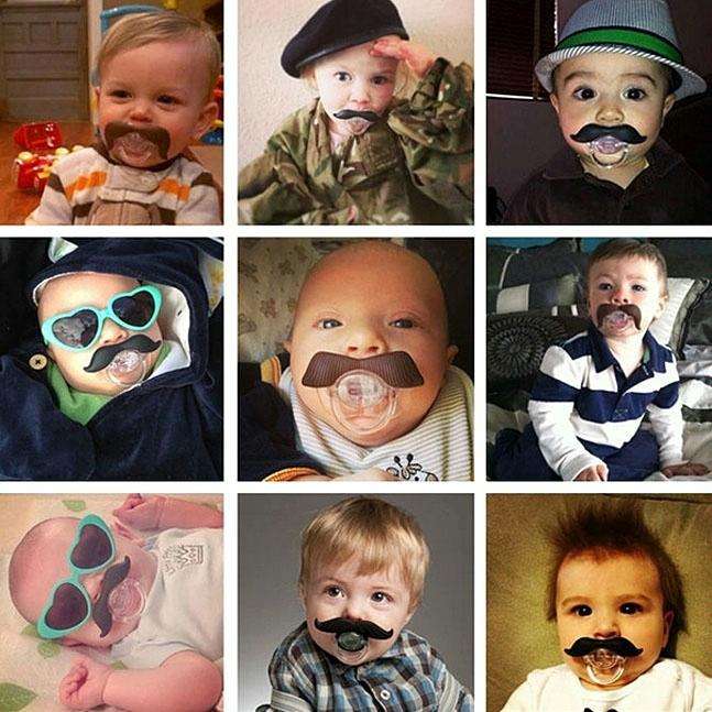 High Quality Funny Infant Mustache Baby Appease Nipple