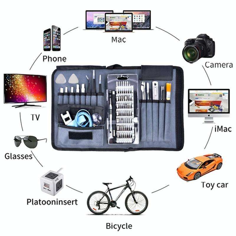 Portable Cloth Bag Mobile Phone Disassembly Maintenance Tool Multi-function Combination Tool Scre...