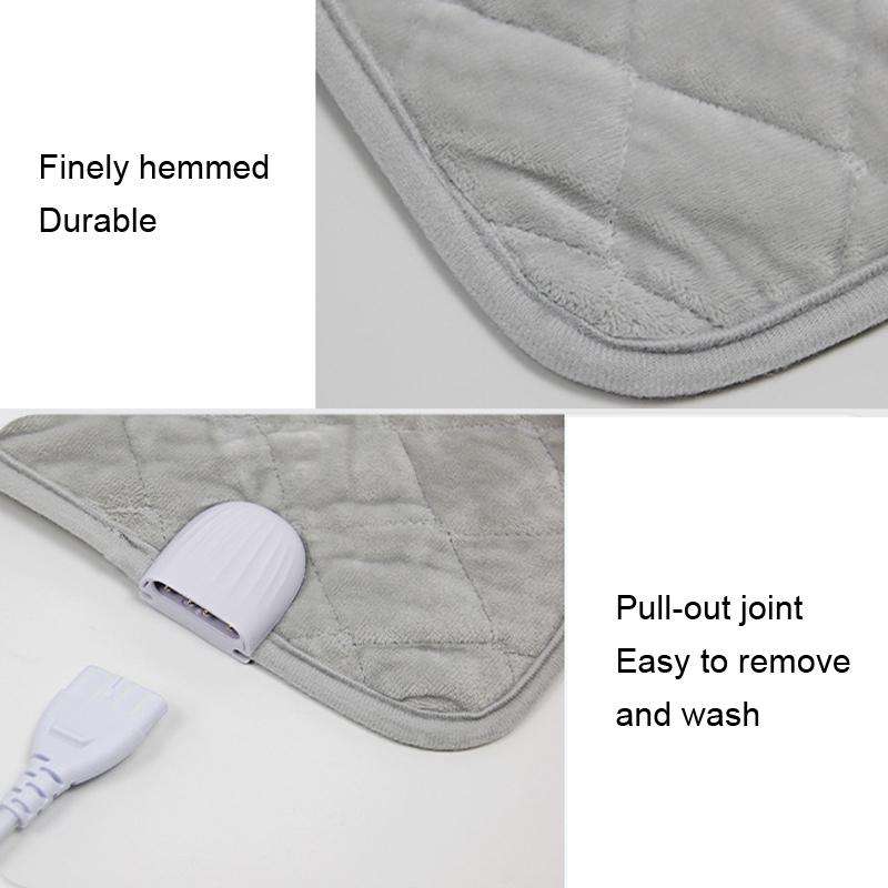 JSB-1 Graphene Heating Pad Timed Water Washing Electric Blanket, Size: 40x76cm(EU Plug)