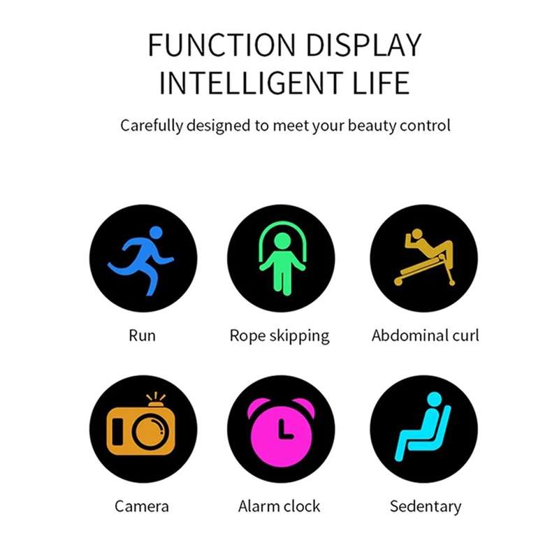 W9 Smart Sport Bracelet, Support Heart Rate Detection & Pedometer & Sedentary Reminder & Sleep Mo...