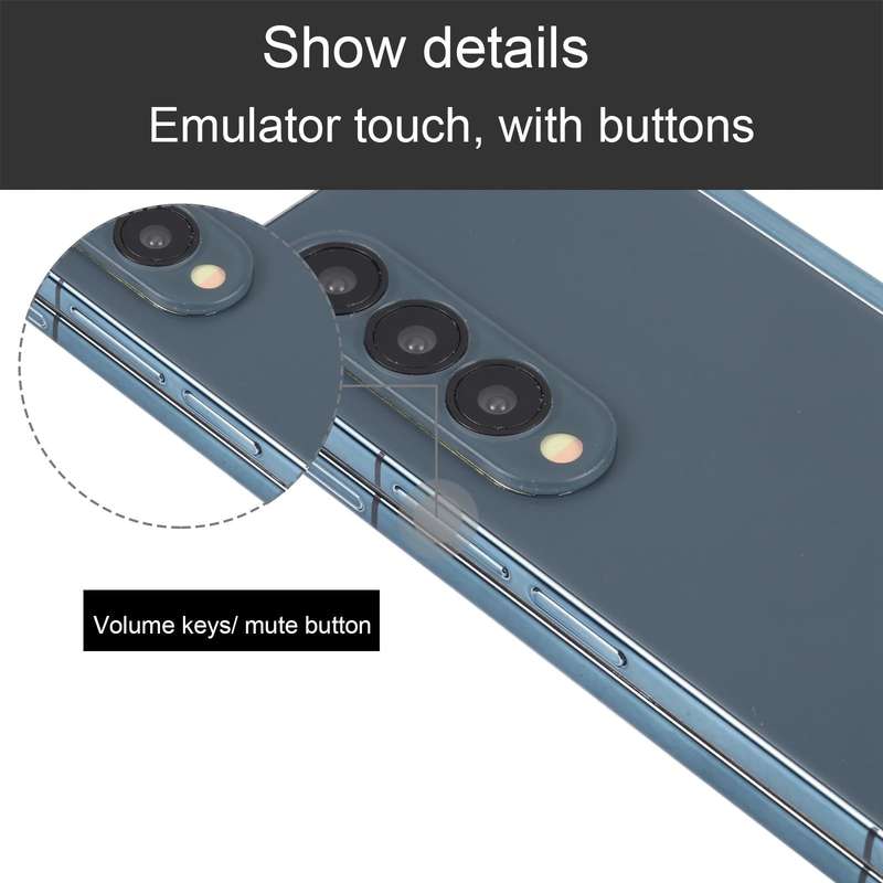 For Samsung Galaxy Z Fold4 Black Screen Non-Working Fake Dummy Display Model(Blue)