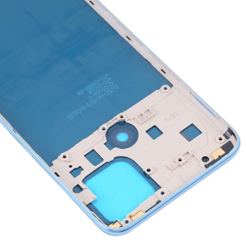 For OPPO A15/A15S/A35 Battery Back Cover with Middle Frame (Blue)