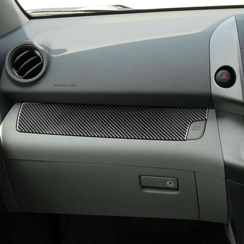 Carbon Fiber Car Co-pilot Control Panel Decorative Sticker for Toyota Old RAV4 2006-2013,Right Drive