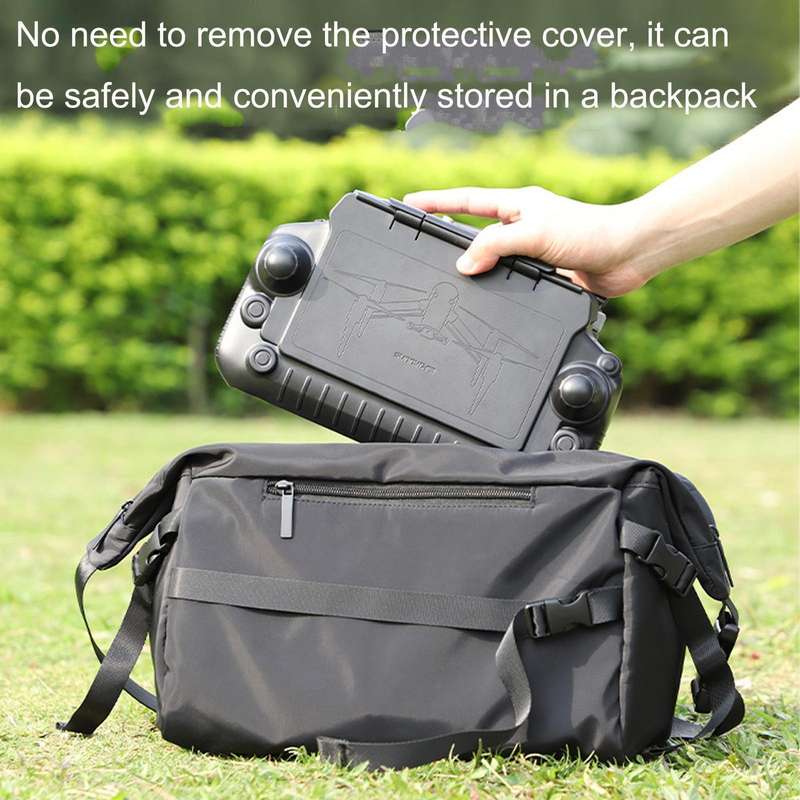 Sunnylife YK570 For DJI RC Plus Remote Control Protective Hood Plate Protective Cover(Black)