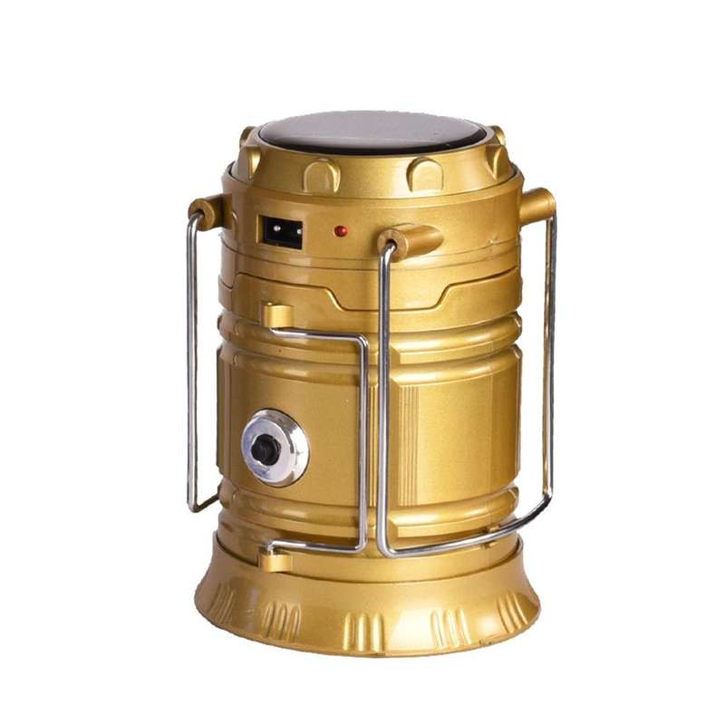 LED Tent Light Solar Rechargeable Camping Light Stretchable Multifunctional Lantern, Support USB ...