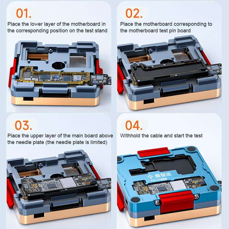 FIX-13 Layered Test Frame Motherboard Test Stand Fixture For iPhone 13 / 13 mini / 13 Pro / 13 Pr...