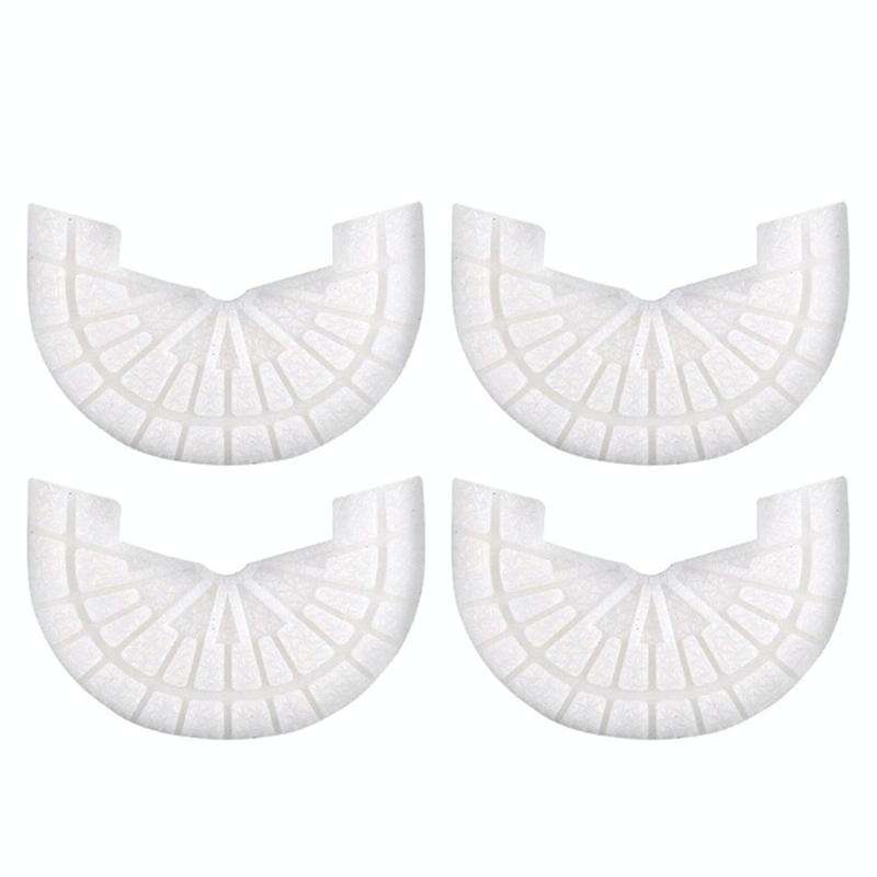 2 Pairs Thickened Rubber Sole Heel Wear-Resistant Non-Slip Patch, Size: 43-44cm(White)