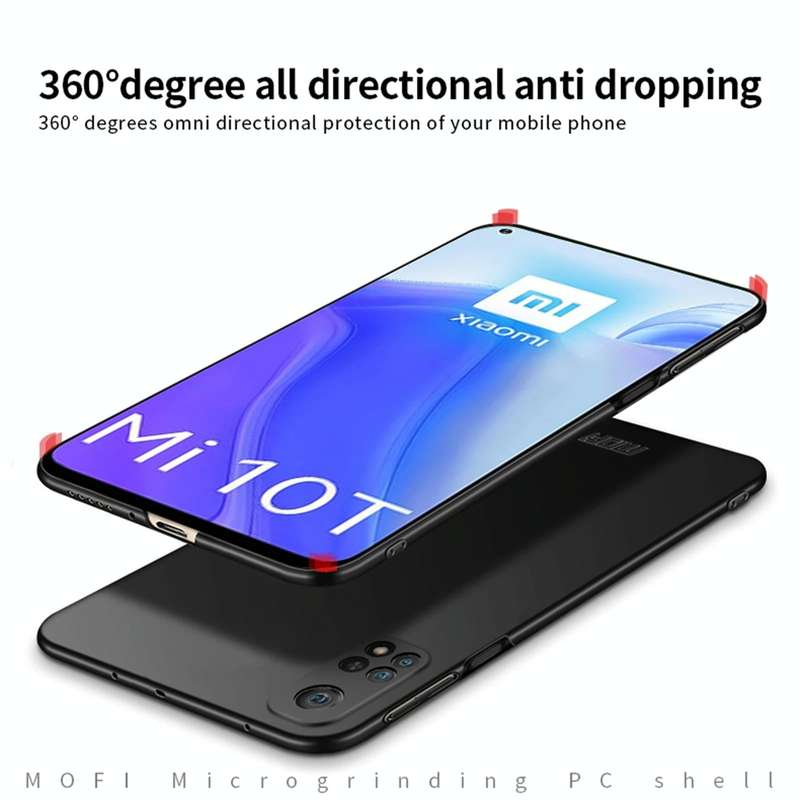 For Xiaomi Mi 10T / 10T Pro / K30S MOFI Frosted PC Ultra-thin Hard C(Rose gold)