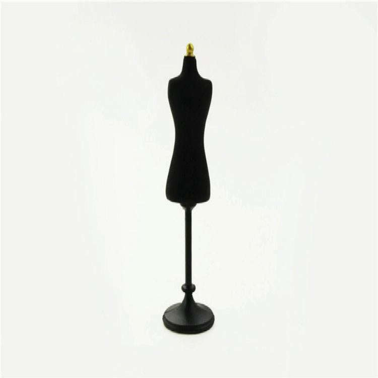 3 PCS 1:12 Doll House Accessories Scene Model Shooting Set Miniature Simulation Mannequin(Black)