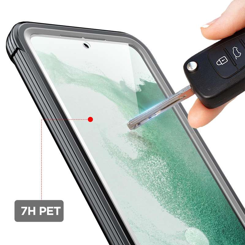 For Samsung Galaxy S23+ 5G RedPepper Transparent Shockproof Phone Case