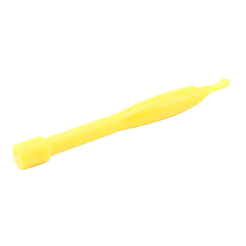 10 PCS Mobile Phone Repair Tool Spudgers (5 PCS Round + 5 PCS Square)(Yellow)