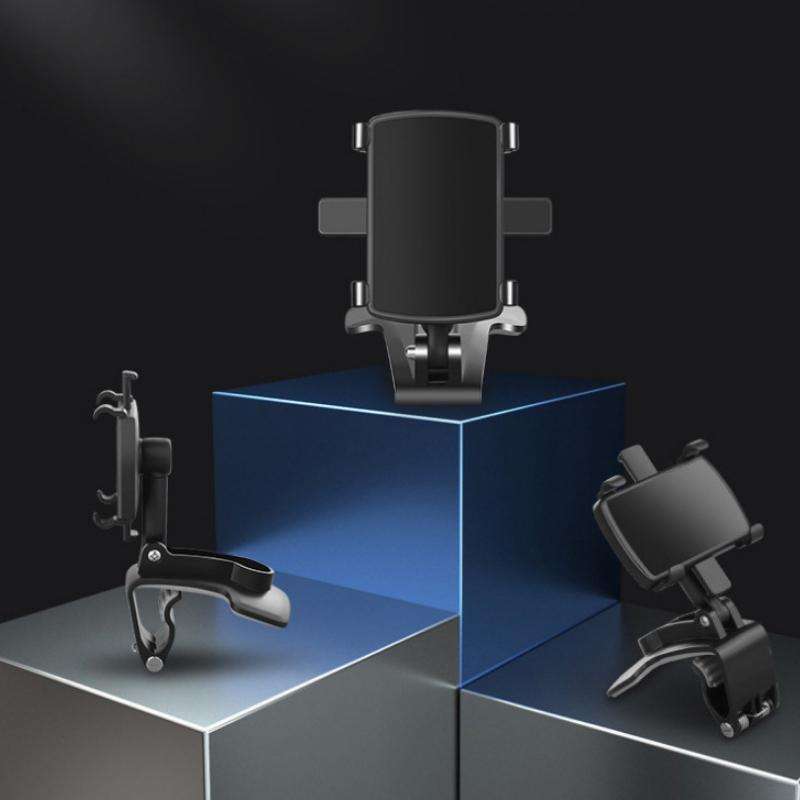 BY-965 Car Dashboard 360 Degree Rotation Navigation Phone Holder(Automatic Lock)