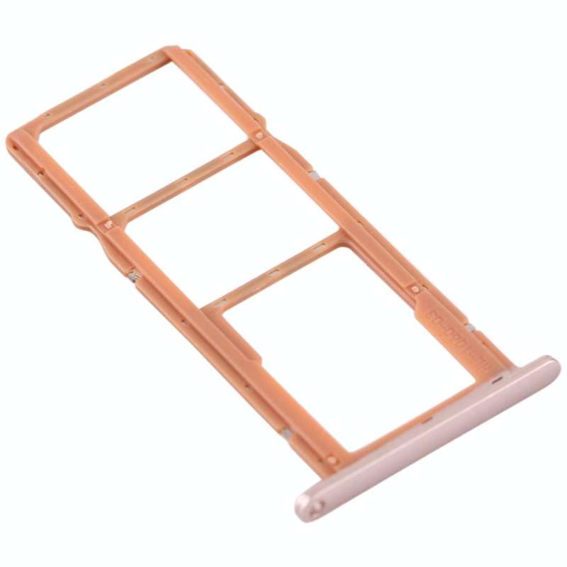 SIM Card Tray + SIM Card Tray + Micro SD Card Tray for Huawei Y5 (2019) (Gold)