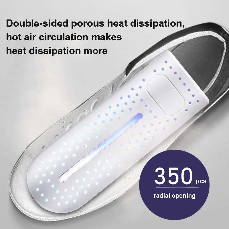 10W Household Shoe Dryer Shoe Deodorant Shoe Dryer Smart Timed Folding Shoe Baker Socks Dryer Wit...