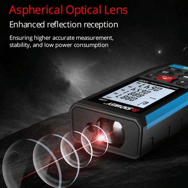 SNDWAY H-D100A Handheld Laser Rangefinder Infrared Measuring Instrument, Distance: 100m