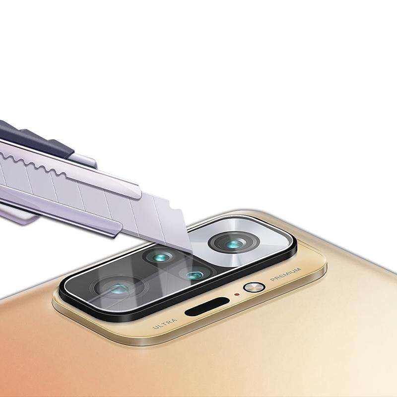 For Xiaomi Redmi Note 10 Pro 2PCS mocolo 0.15mm 9H 2.5D Round Edge Rear Camera Lens Tempered Glas...