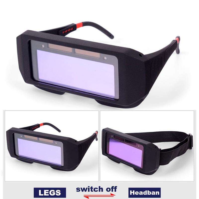 Automatic Dimming Anti-Ultraviolet Anti-Strong Photoelectric Welding Glasses(Black)